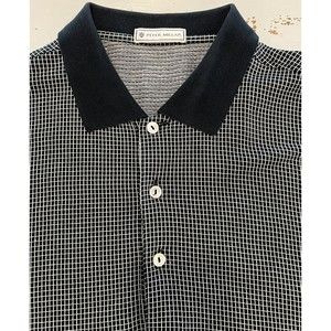 Peter Millar Graph Polo Short Sleeve Shirt  Medium Golf Athletic Men M Golfer